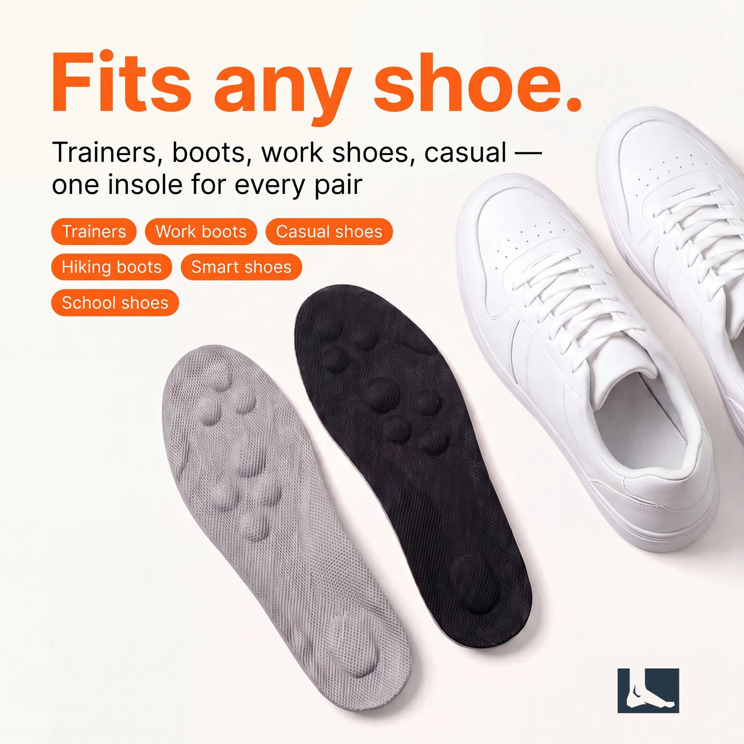 Grounded Insoles — Sensory Node Support for Natural Foot Movement