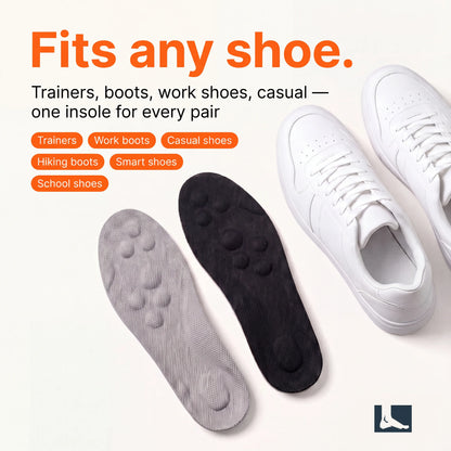 Grounded Insoles — Sensory Node Support for Natural Foot Movement