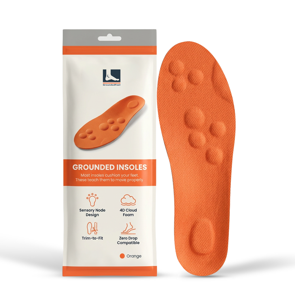 Grounded Insoles — Sensory Node Support for Natural Foot Movement