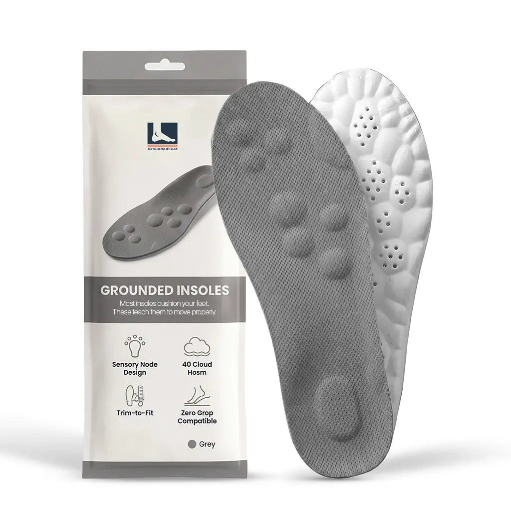 Grounded Insoles — Sensory Node Support for Natural Foot Movement