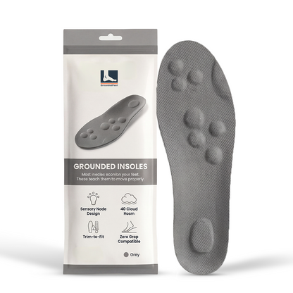 Grounded Insoles — Sensory Node Support for Natural Foot Movement